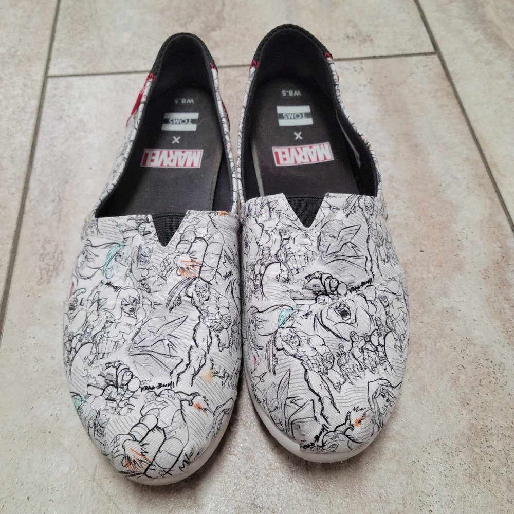 Marvel x TOMS women's slip on